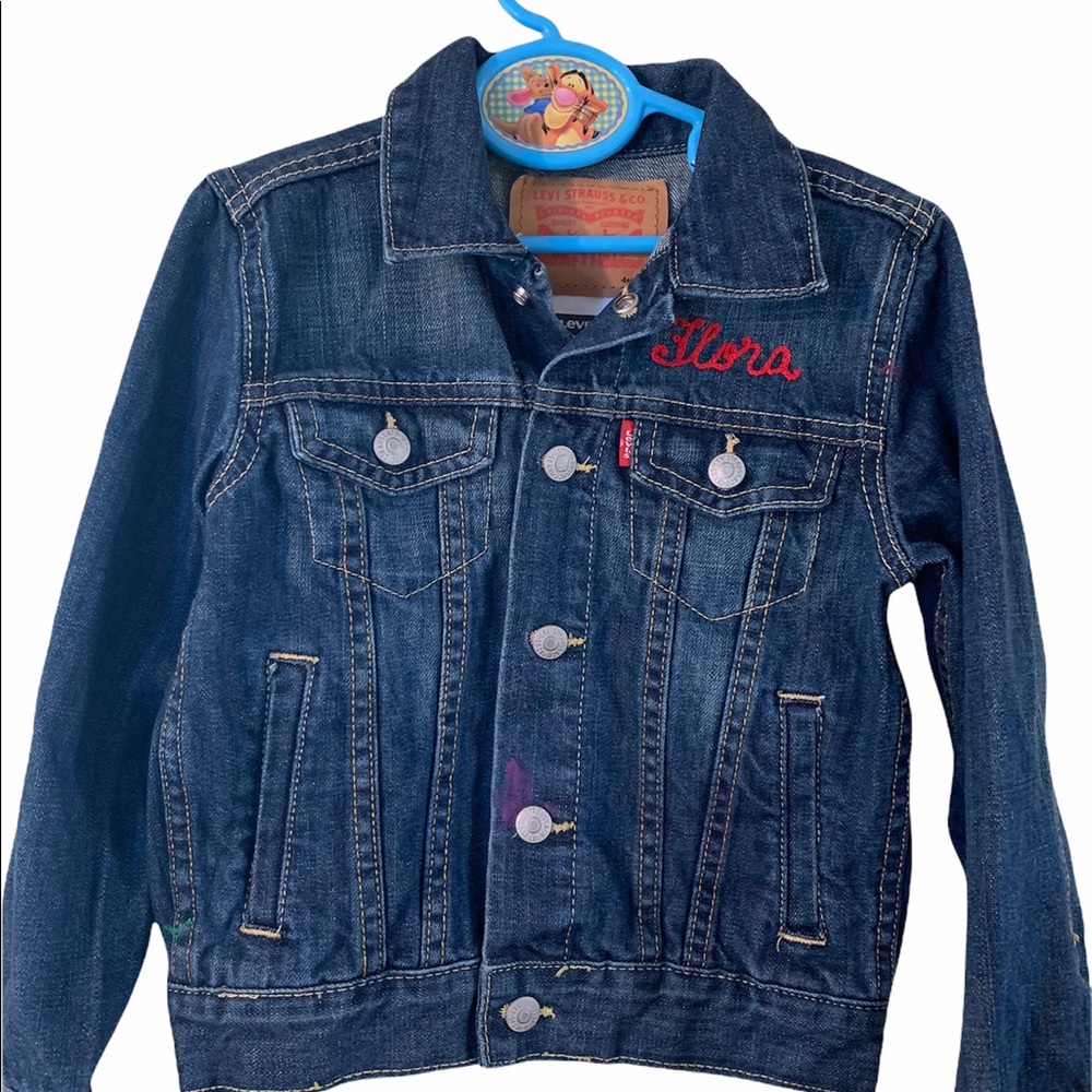 Levi’s Denim Medium Wash Girl Jacket